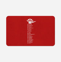 Thumbnail for Aviation Alphabet Designed Bath Mats