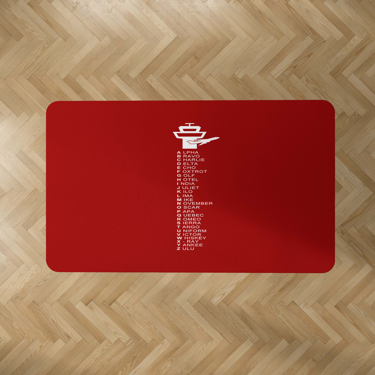 Aviation Alphabet Designed Carpet & Floor Mats