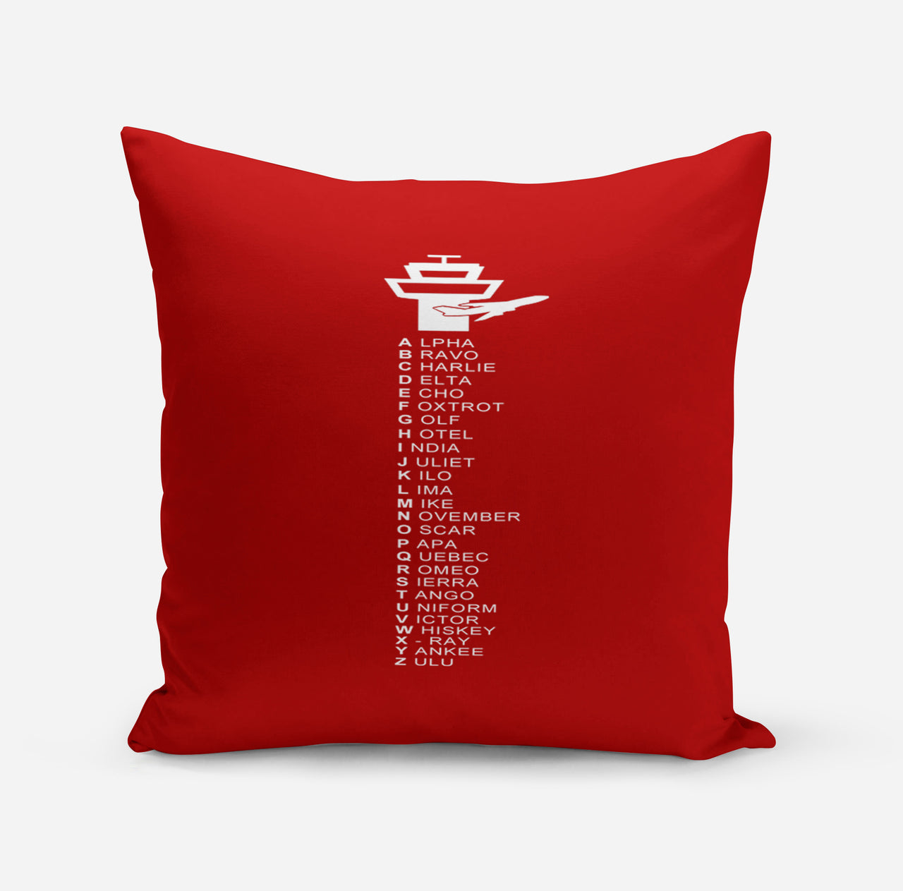 Aviation Alphabet Designed Pillows