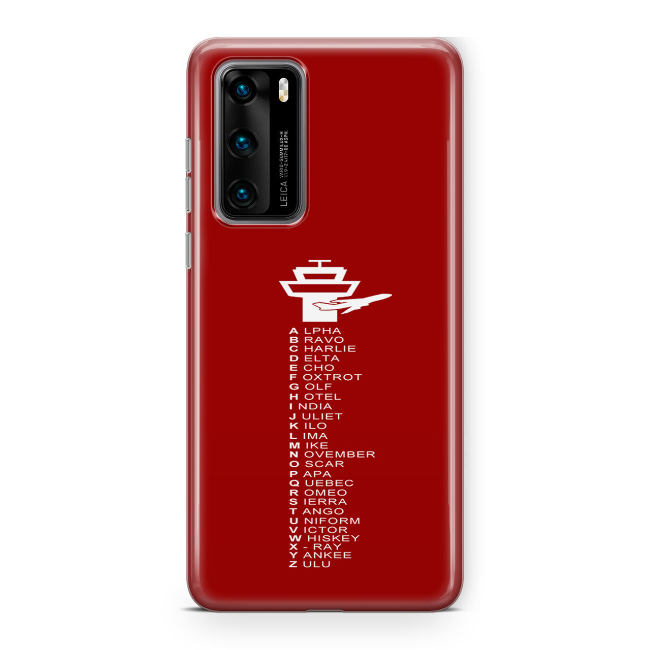 Aviation Alphabet Designed Huawei Cases
