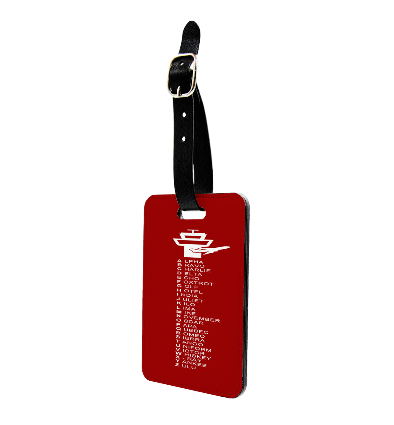 Aviation Alphabet Designed Luggage Tag
