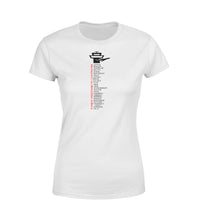 Thumbnail for Aviation Alphabet Designed Women T-Shirts