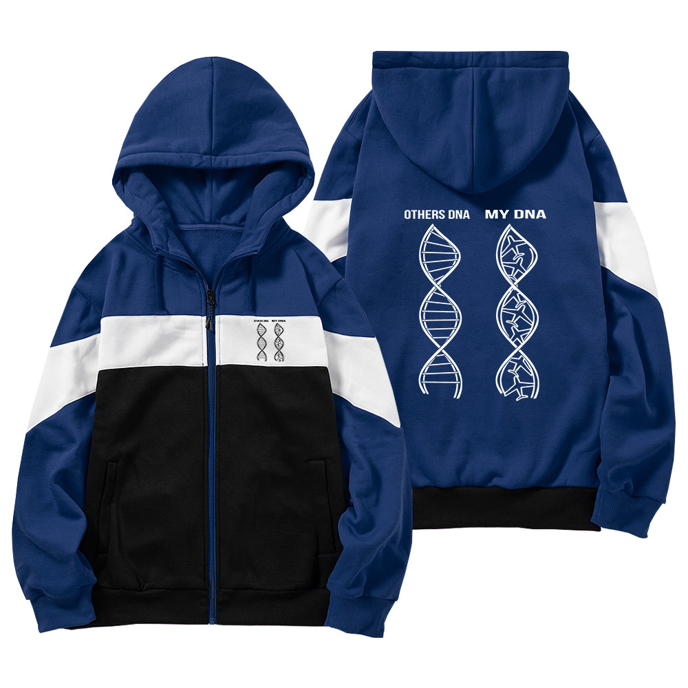 Aviation DNA Designed Colourful Zipped Hoodies