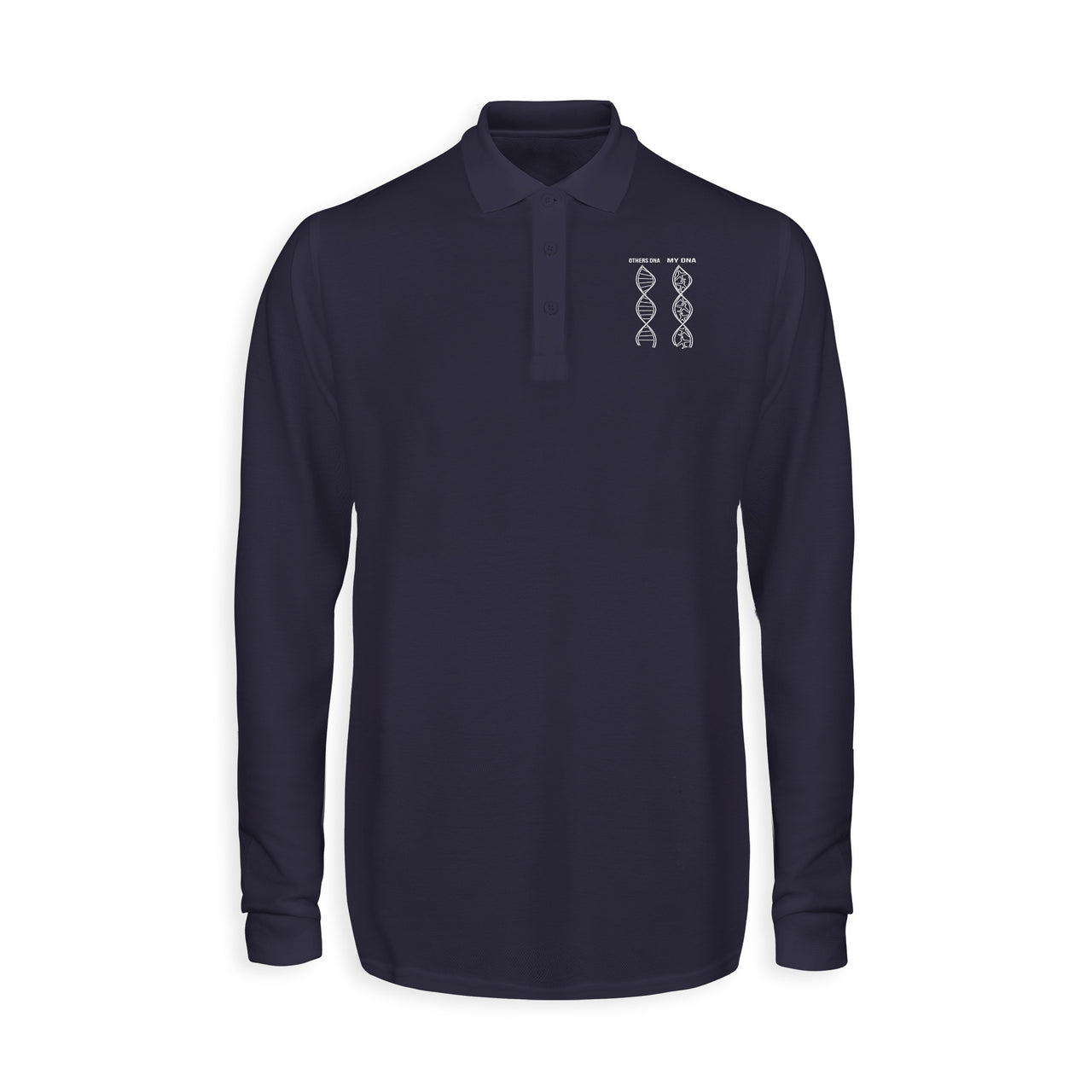 Aviation DNA Designed Long Sleeve Polo T-Shirts
