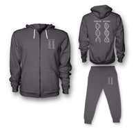 Thumbnail for Aviation DNA Designed Zipped Hoodies & Sweatpants Set