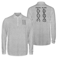 Thumbnail for Aviation DNA Designed Long Sleeve Polo T-Shirts (Double-Side)