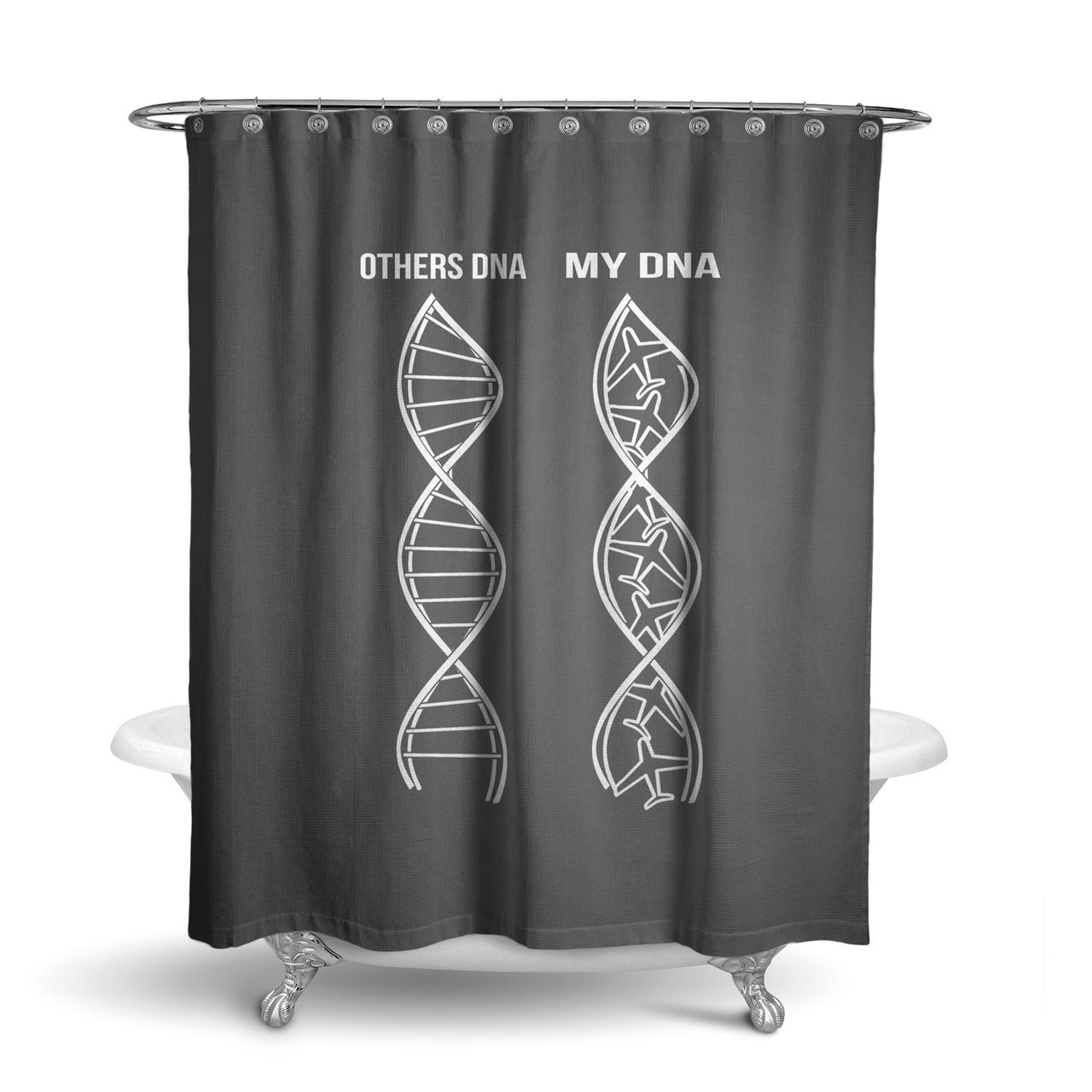 Aviation DNA Designed Shower Curtains