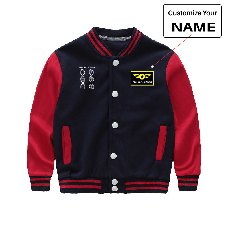 Aviation DNA Designed "CHILDREN" Baseball Jackets