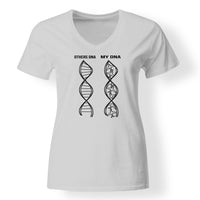 Thumbnail for Aviation DNA Designed V-Neck T-Shirts