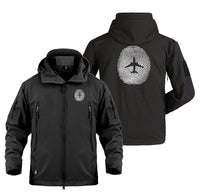 Thumbnail for Aviation Finger Print Designed Military Jackets (Customizable)