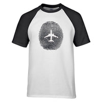 Thumbnail for Aviation Finger Print Designed Raglan T-Shirts