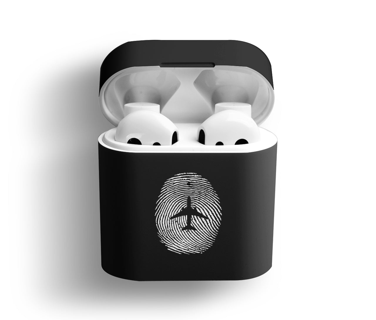 Aviation Finger Print Designed AirPods Cases