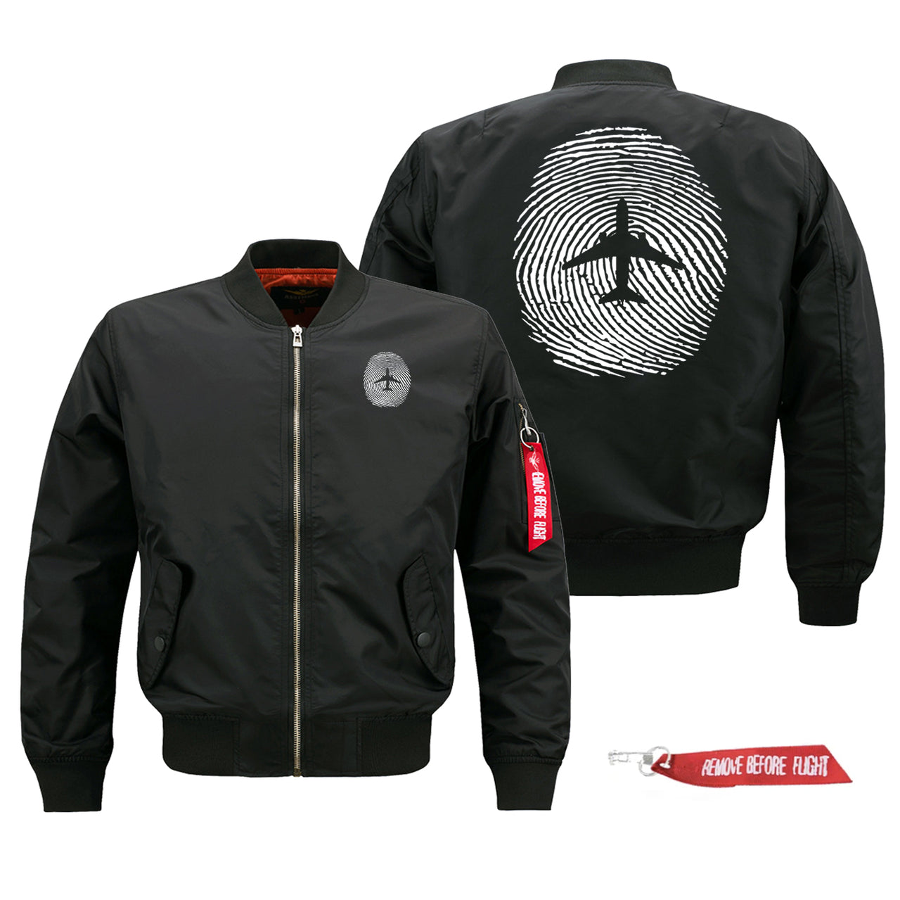 Aviation Finger Print Designed Pilot Jackets (Customizable)