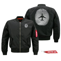 Thumbnail for Aviation Finger Print Designed Pilot Jackets (Customizable)
