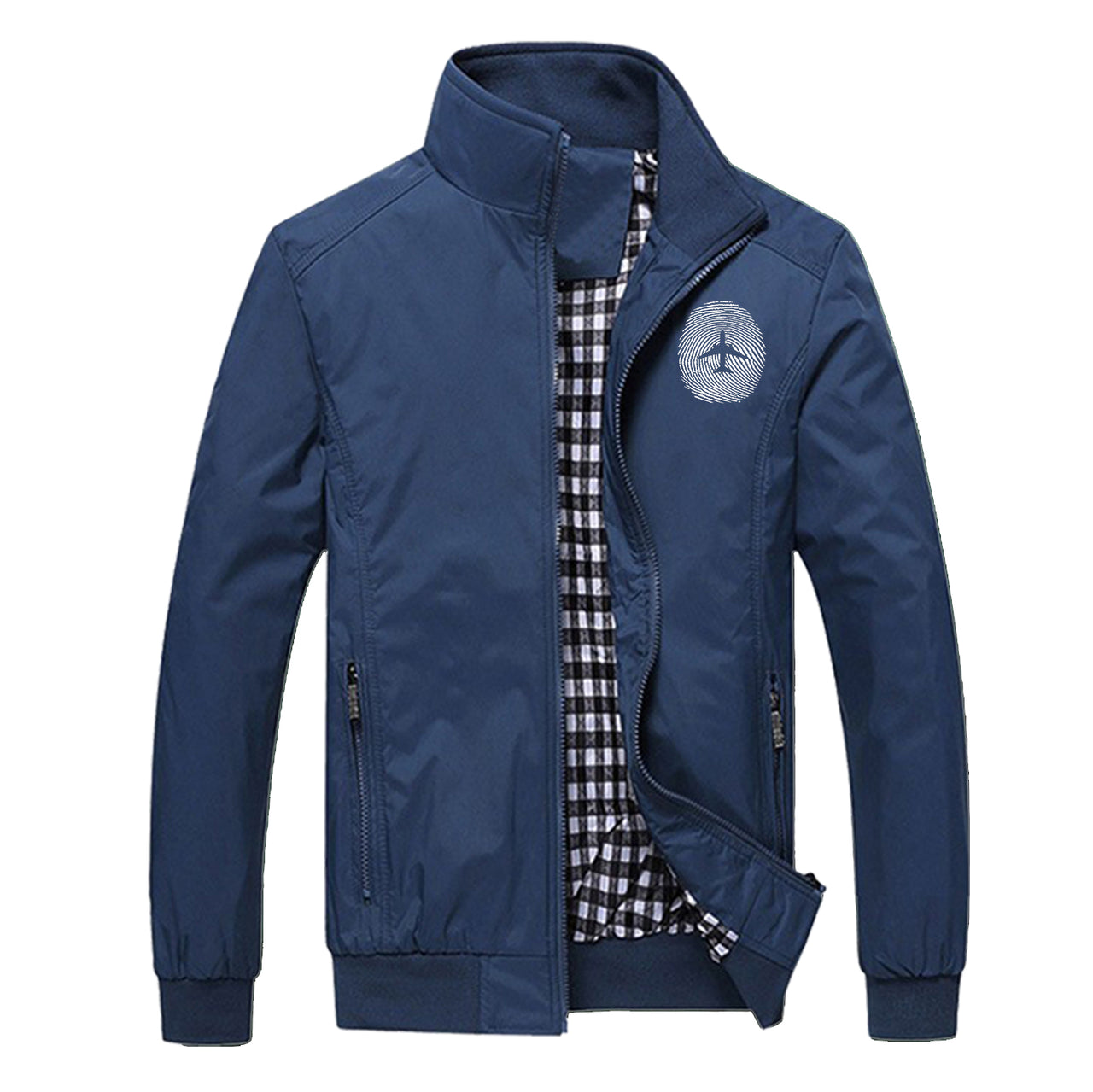 Aviation Finger Print Designed Stylish Jackets