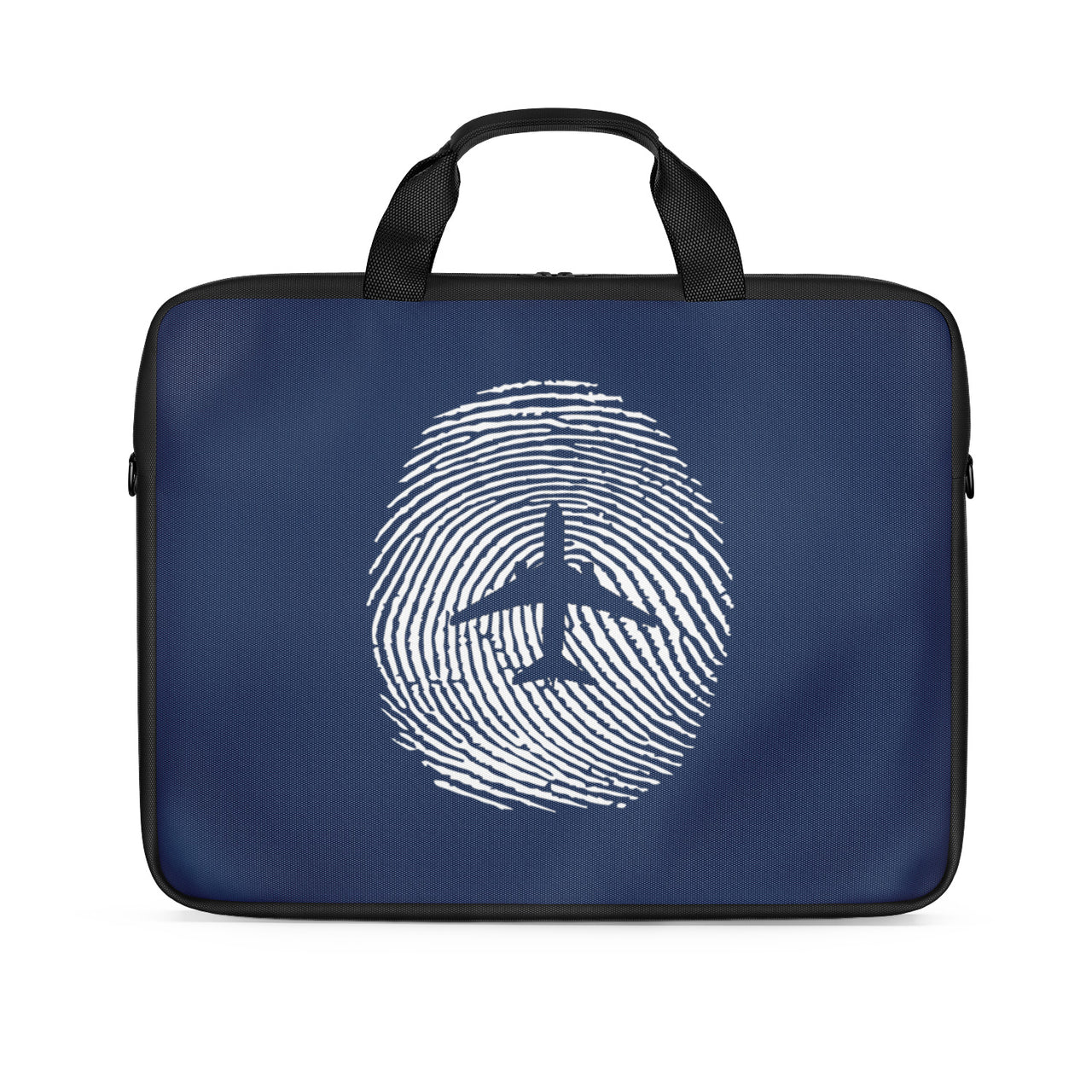 Aviation Finger Print Designed Laptop & Tablet Bags