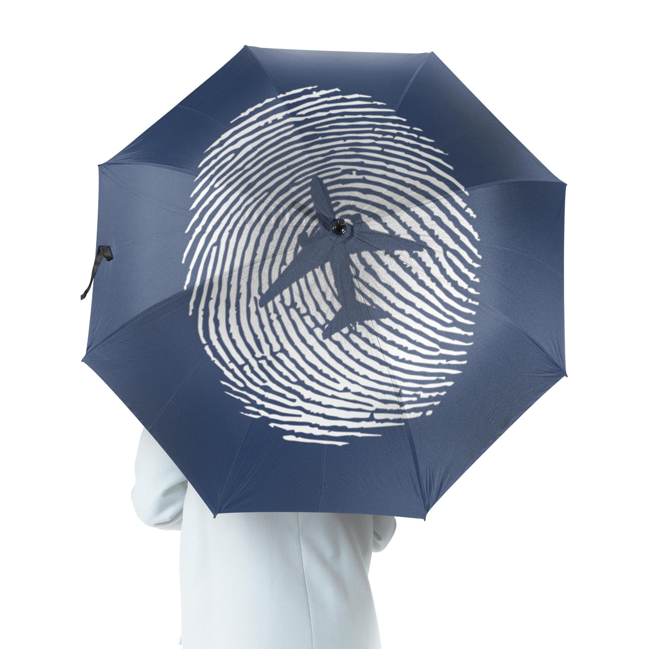 Aviation Finger Print Designed Umbrella