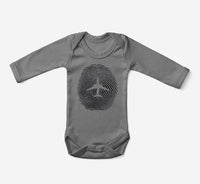 Thumbnail for Aviation Finger Print Designed Baby Bodysuits