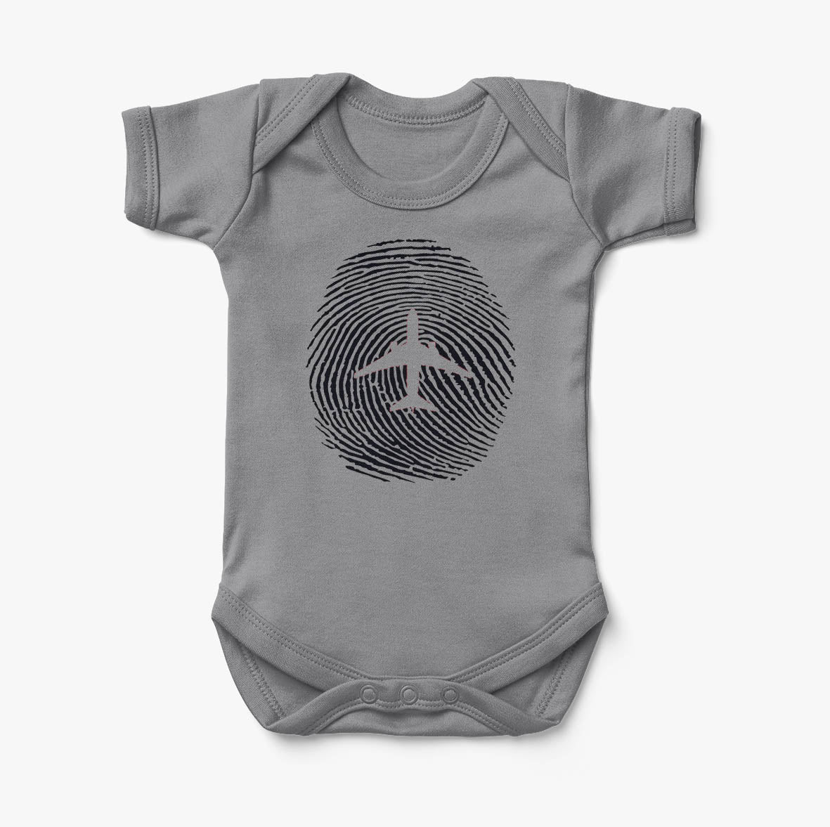 Aviation Finger Print Designed Baby Bodysuits