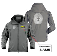 Thumbnail for Aviation Finger Print Designed Military Jackets (Customizable)