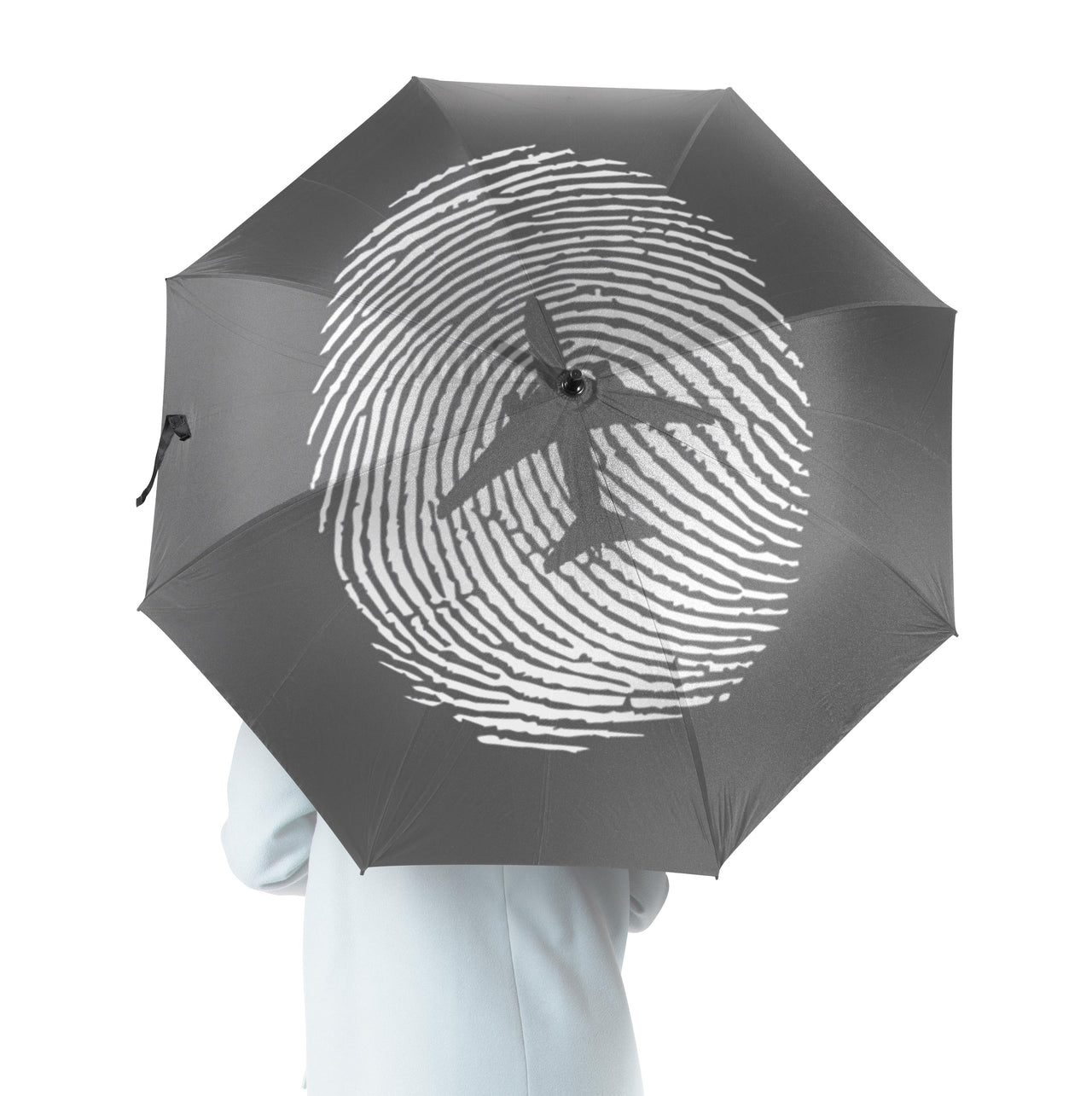 Aviation Finger Print Designed Umbrella