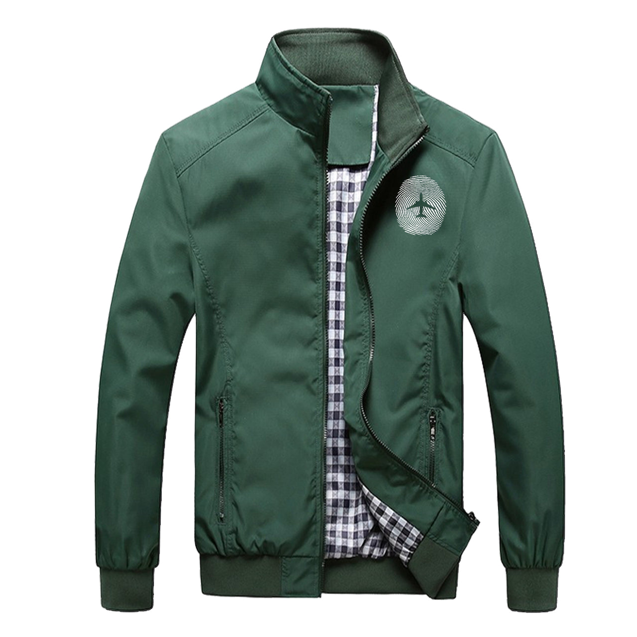 Aviation Finger Print Designed Stylish Jackets