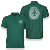 Thumbnail for Aviation Finger Print Designed Double Side Polo T-Shirts