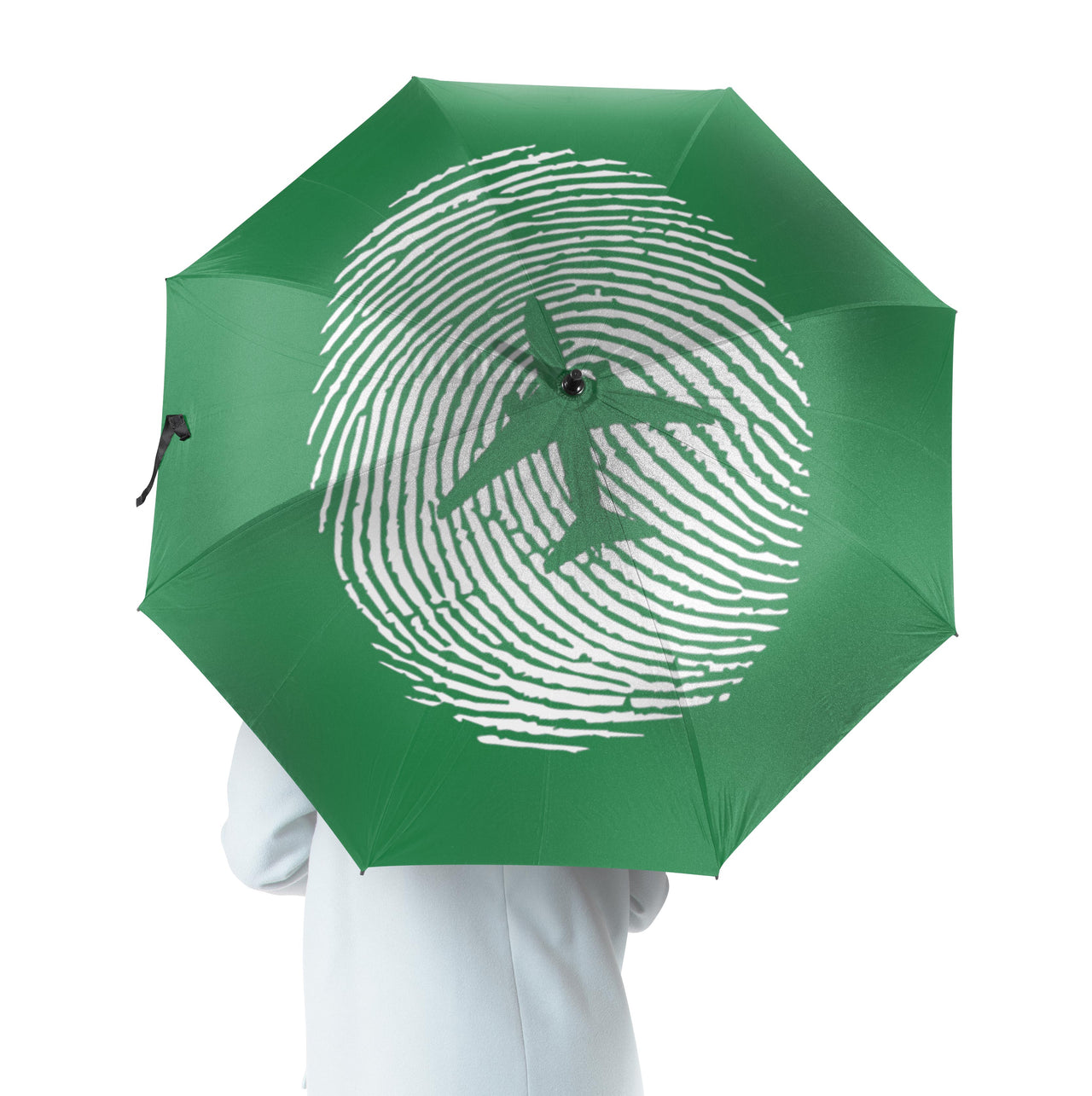 Aviation Finger Print Designed Umbrella