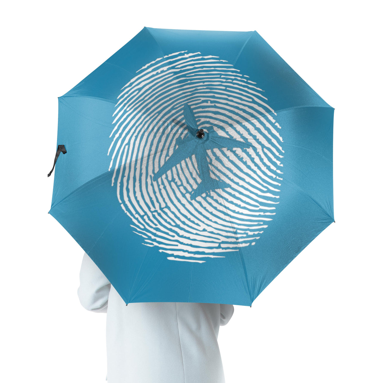 Aviation Finger Print Designed Umbrella