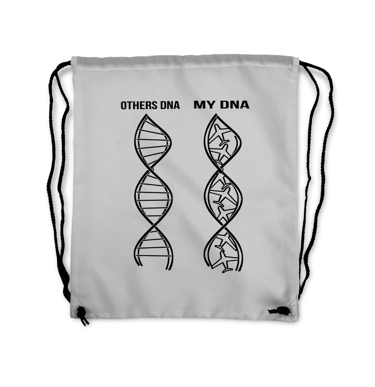 Aviation DNA Designed Drawstring Bags