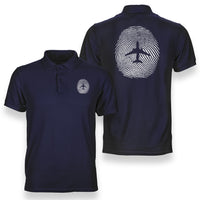 Thumbnail for Aviation Finger Print Designed Double Side Polo T-Shirts