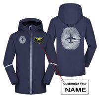 Thumbnail for Aviation Finger Print Designed Rain Coats & Jackets