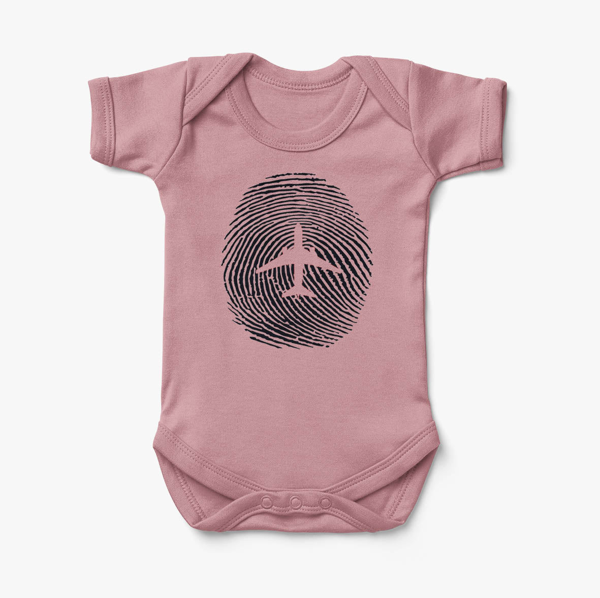 Aviation Finger Print Designed Baby Bodysuits
