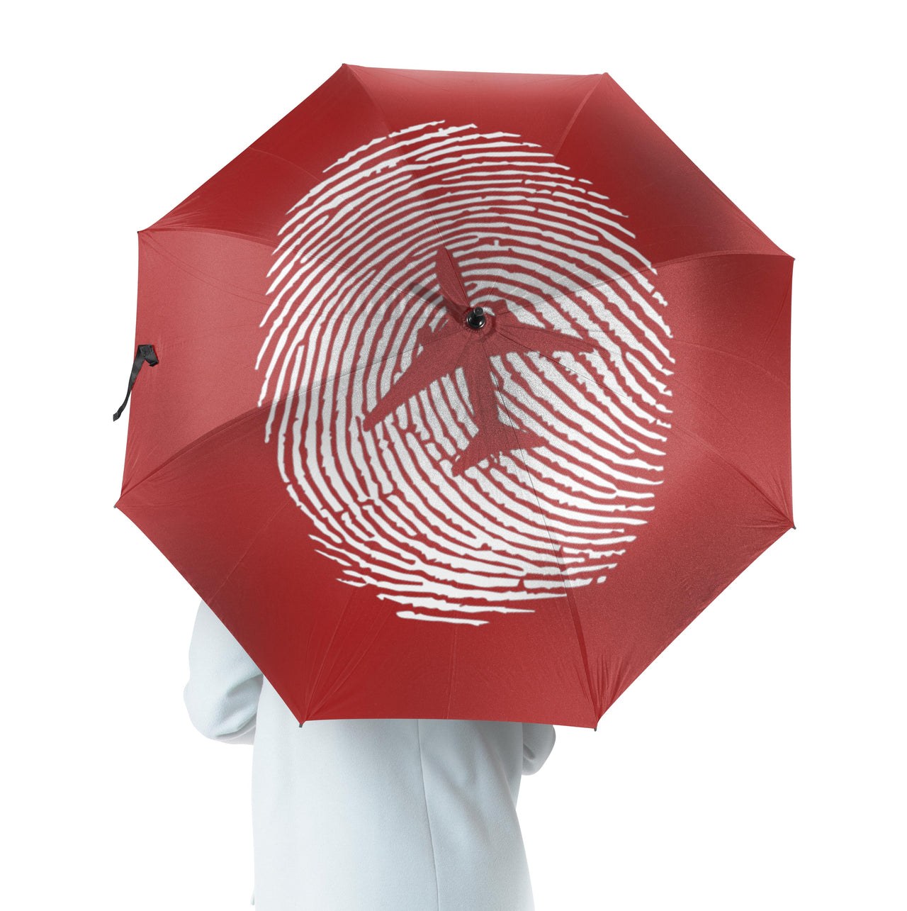Aviation Finger Print Designed Umbrella
