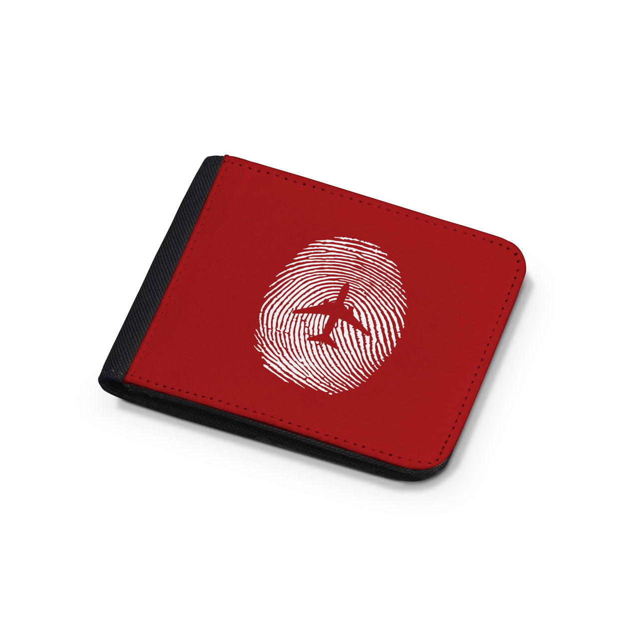 Aviation Finger Print Designed Wallets