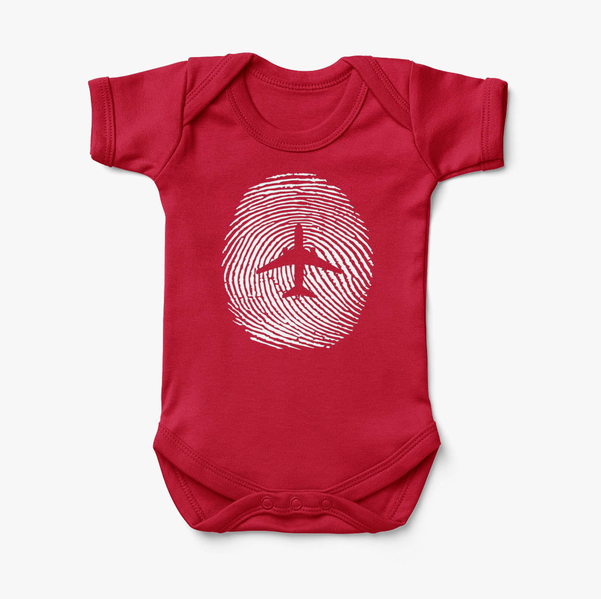 Aviation Finger Print Designed Baby Bodysuits