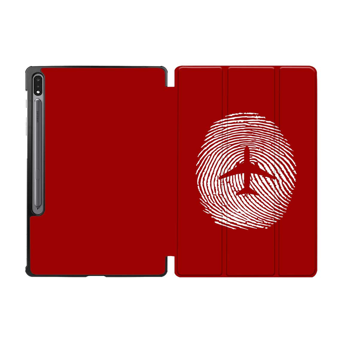 Aviation Finger Print Designed Samsung Tablet Cases