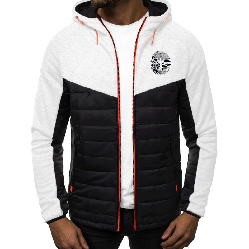 Aviation Finger Print Designed Sportive Jackets