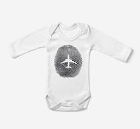 Thumbnail for Aviation Finger Print Designed Baby Bodysuits