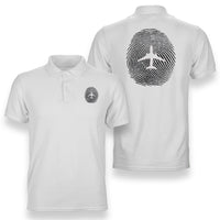 Thumbnail for Aviation Finger Print Designed Double Side Polo T-Shirts