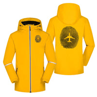 Thumbnail for Aviation Finger Print Designed Rain Coats & Jackets