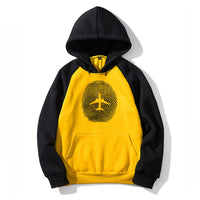 Thumbnail for Aviation Finger Print Designed Colourful Hoodies