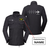 Thumbnail for Aviation Heartbeats Designed Military Coats