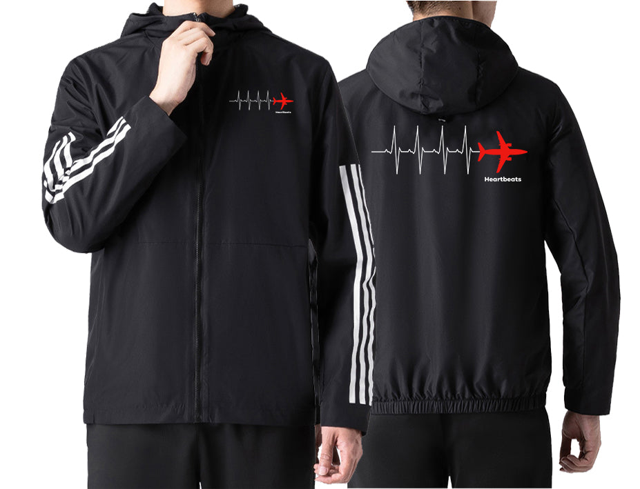 Aviation Heartbeats Designed Sport Style Jackets