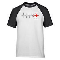 Thumbnail for Aviation Heartbeats Designed Raglan T-Shirts