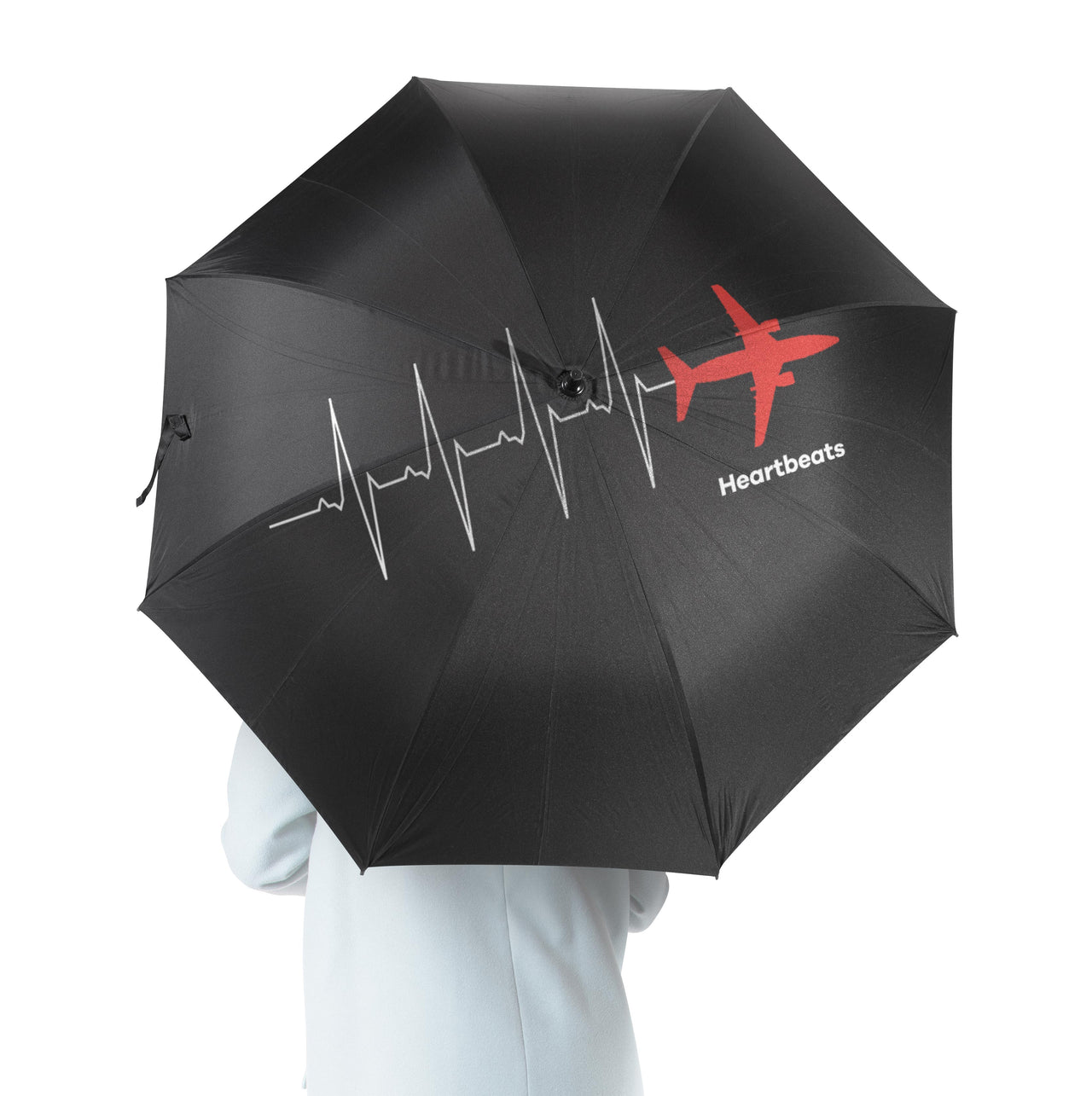 Aviation Heartbeats Designed Umbrella