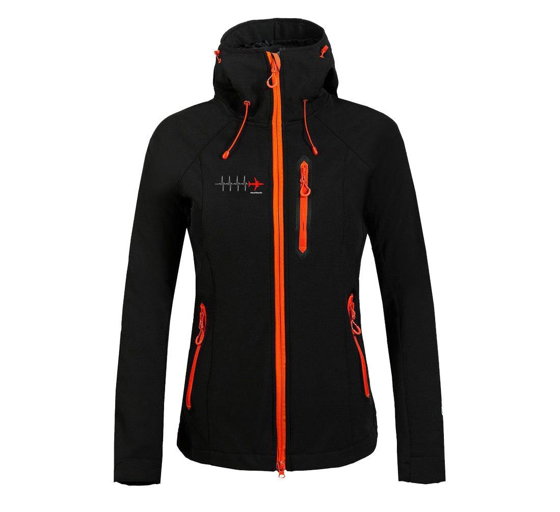 Aviation Heartbeats Designed "Women" Polar Jackets