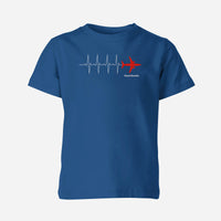 Thumbnail for Aviation Heartbeats Designed Children T-Shirts