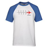 Thumbnail for Aviation Heartbeats Designed Raglan T-Shirts