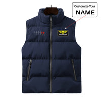 Thumbnail for Aviation Heartbeats Designed Puffy Vests